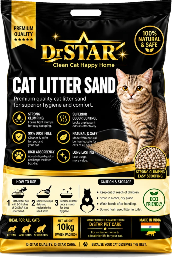 DrSTAR Cat Litter Sand 10kg bag